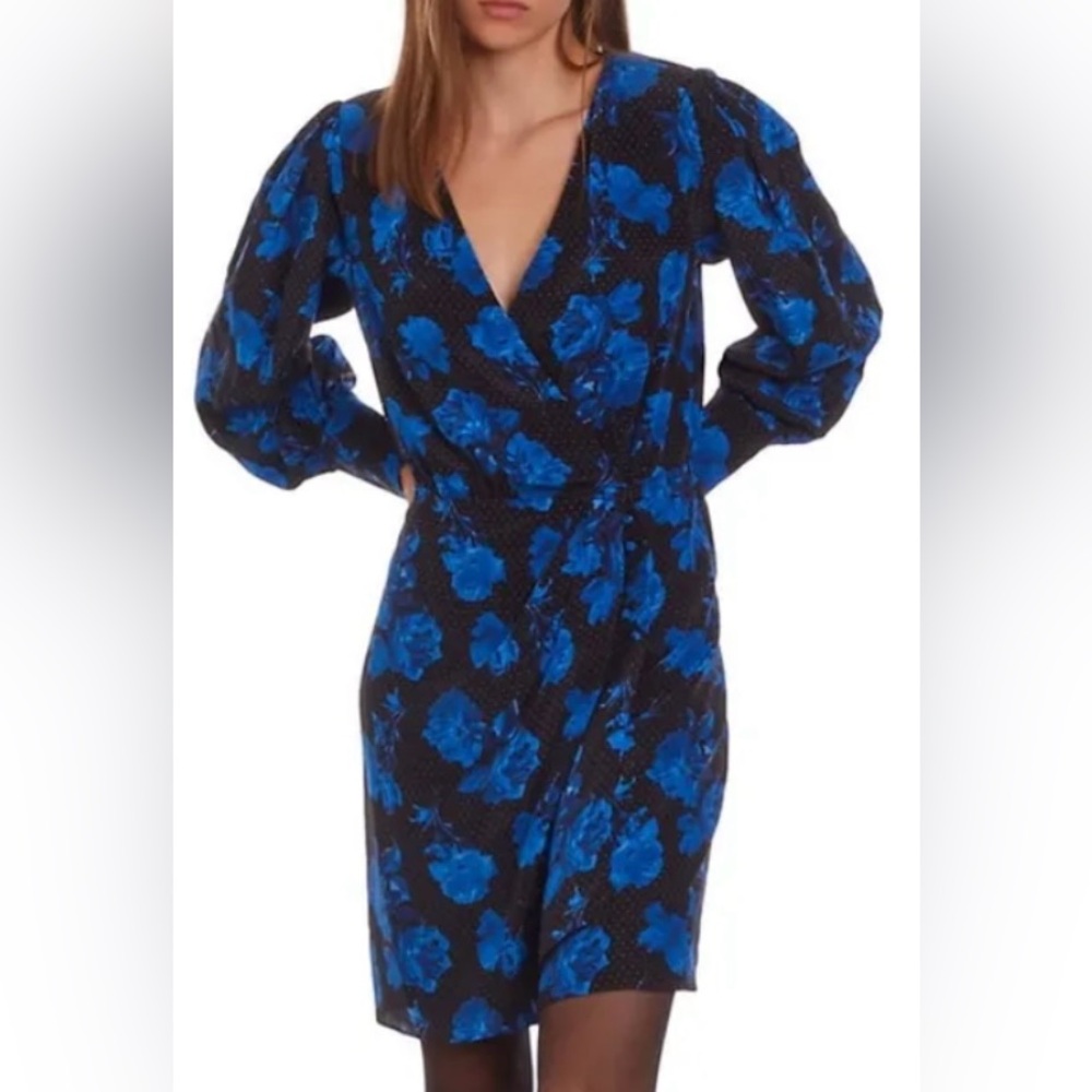The Kooples 💯 silk wrap dress. Sz 3 french which is a 6-8 us. NWT